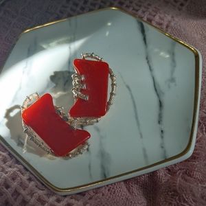 Vintage Art Co clip on earrings
